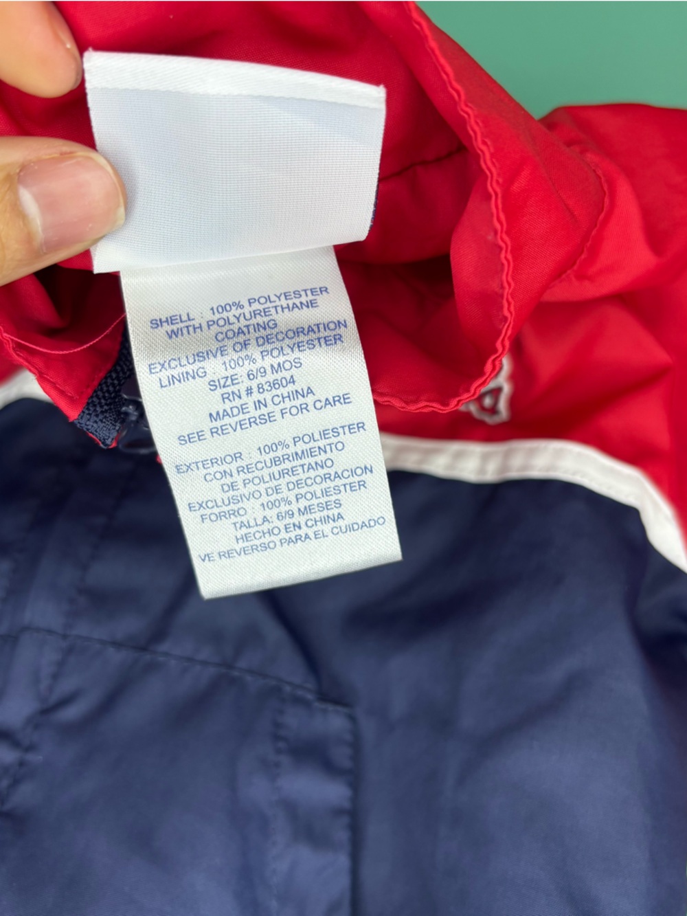 St. Louis Majestic Cardinals Windbreaker Vintage Jacket Size 6/9 Months - Picture 5 of 6